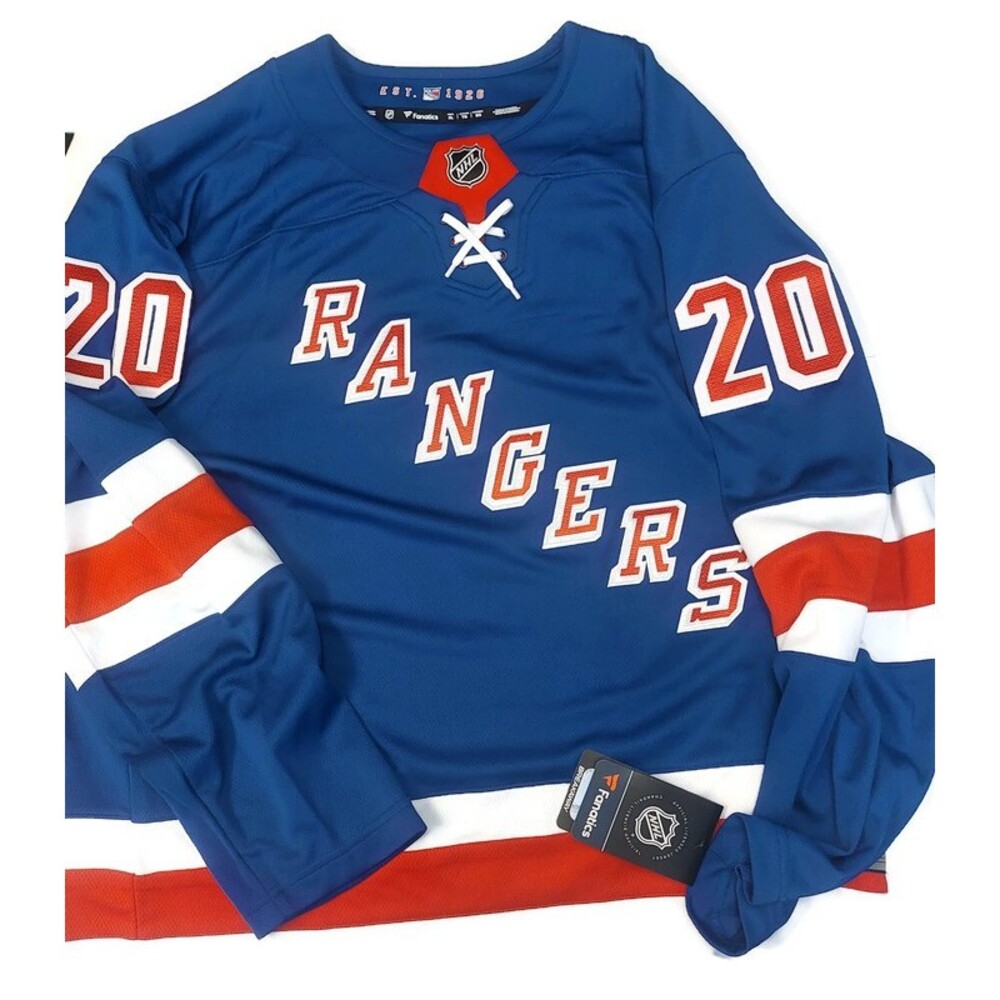 Fanatics Mens Size XL New York Rangers Breakaway Home Jersey Chris Kreider Blue - Picture 9 of 9